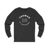 Thomas 18 St. Louis Hockey Number Arch Design Unisex Jersey Long Sleeve Shirt