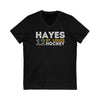 Hayes 12 St. Louis Hockey Grafitti Wall Design Unisex V-Neck Tee