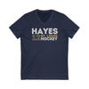 Hayes 12 St. Louis Hockey Grafitti Wall Design Unisex V-Neck Tee