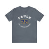 Faulk 72 St. Louis Hockey Number Arch Design Unisex T-Shirt