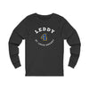 Leddy 4 St. Louis Hockey Number Arch Design Unisex Jersey Long Sleeve Shirt