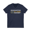 Binnington 50 St. Louis Hockey Grafitti Wall Design Unisex V-Neck Tee