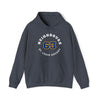 Neighbours 63 St. Louis Hockey Number Arch Design Unisex Hooded Sweatshirt