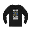 Walker 26 St. Louis Hockey Blue Vertical Design Unisex Jersey Long Sleeve Shirt