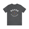 Hayes 12 St. Louis Hockey Number Arch Design Unisex T-Shirt