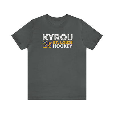 Kyrou 25 St. Louis Hockey Grafitti Wall Design Unisex T-Shirt