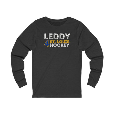 Leddy 4 St. Louis Hockey Grafitti Wall Design Unisex Jersey Long Sleeve Shirt