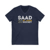 Saad 20 St. Louis Hockey Grafitti Wall Design Unisex V-Neck Tee