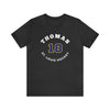 Thomas 18 St. Louis Hockey Number Arch Design Unisex T-Shirt