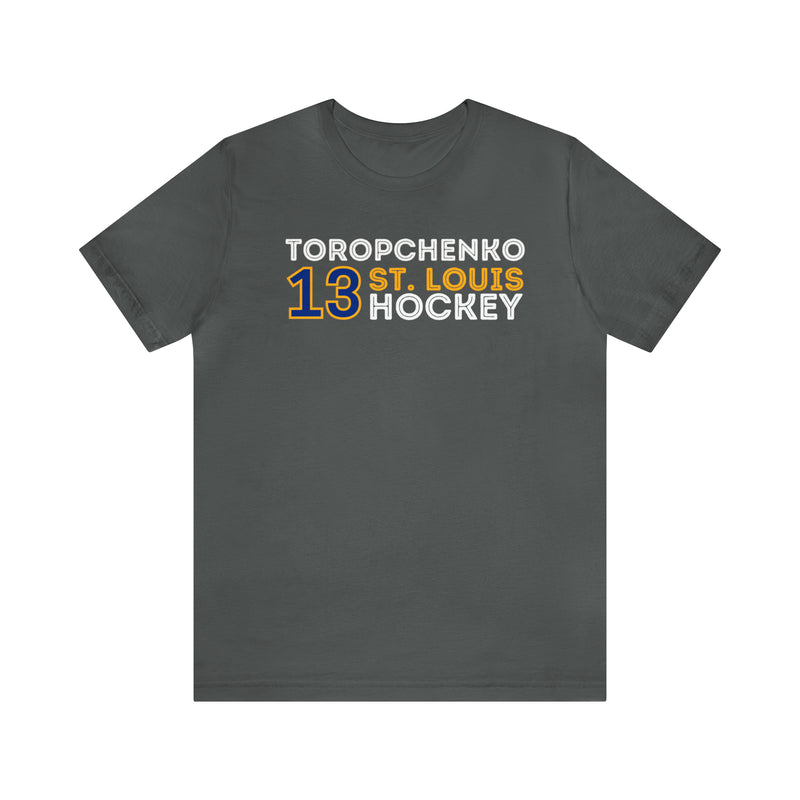 Toropchenko 13 St. Louis Hockey Grafitti Wall Design Unisex T-Shirt