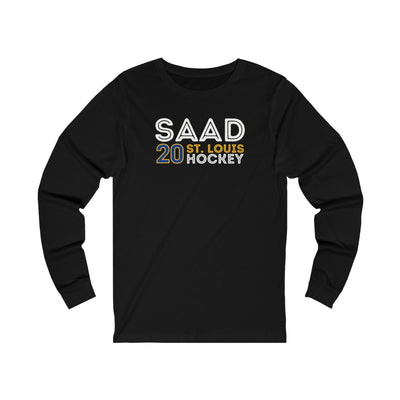 Saad 20 St. Louis Hockey Grafitti Wall Design Unisex Jersey Long Sleeve Shirt