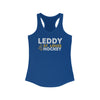 Leddy 4 St. Louis Hockey Grafitti Wall Design Women's Ideal Racerback Tank Top