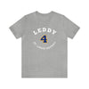 Leddy 4 St. Louis Hockey Number Arch Design Unisex T-Shirt