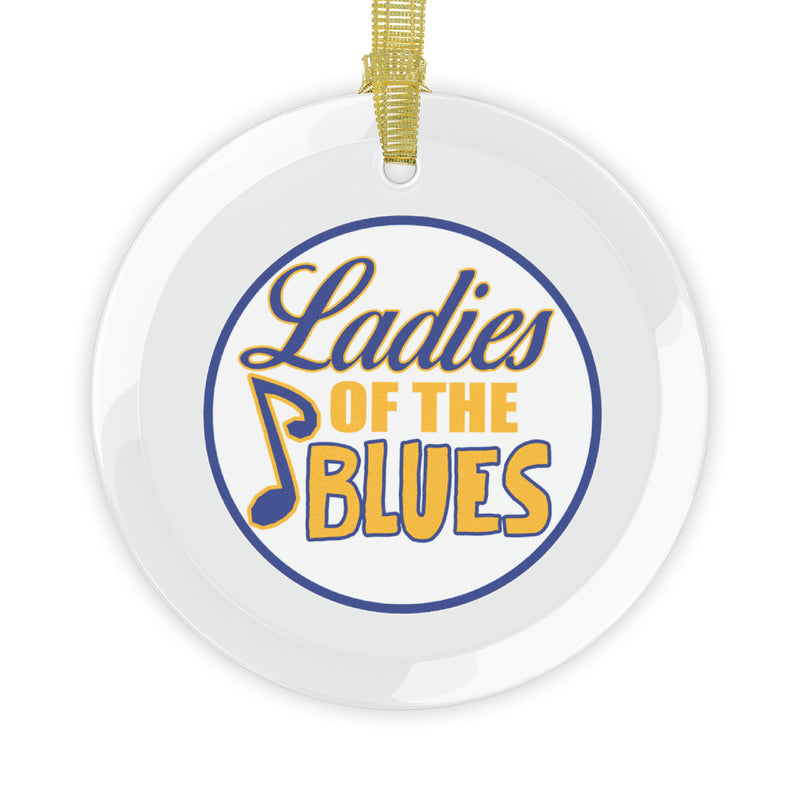 Ladies Of The Blues Glass Ornament, Original Design