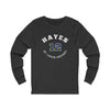 Hayes 12 St. Louis Hockey Number Arch Design Unisex Jersey Long Sleeve Shirt