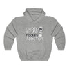 "I Work To Fund My Hockey Addiction" Unisex Hooded Sweatshirt