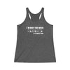 "I'm Busy This Week" Women's Tri-Blend Racerback Tank Top