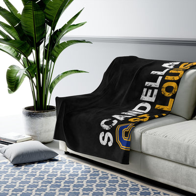 Scandella 6 St. Louis Hockey Velveteen Plush Blanket