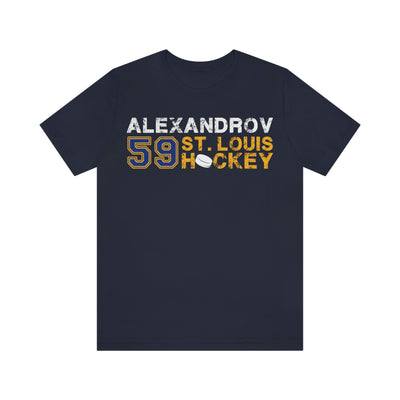 Alexandrov 59 St. Louis Hockey Unisex Jersey Tee