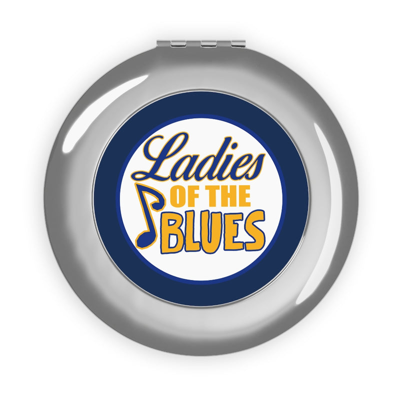Ladies Of The Blues Compact Travel Mirror In Navy Blue