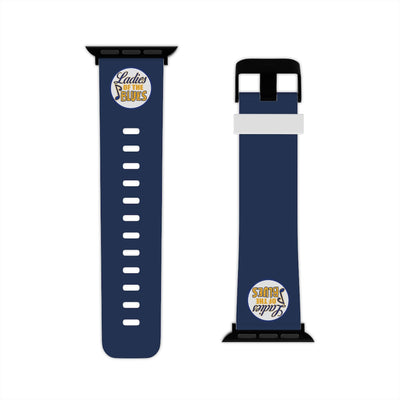 Ladies Of The Blues Apple Watch Band In Navy Blue