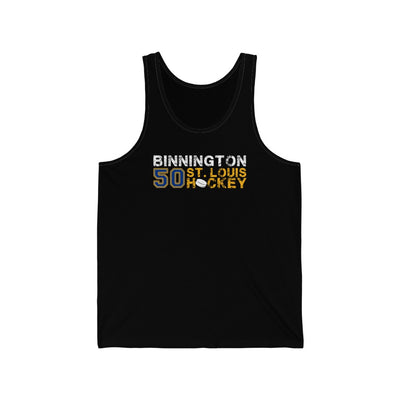 Binnington 50 St. Louis Hockey Unisex Jersey Tank Top