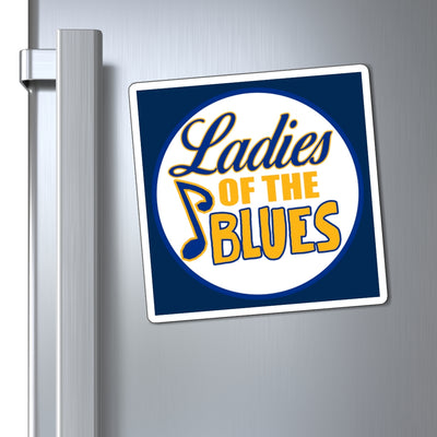 Ladies Of The Blues Multi-Use Magnets In Navy Blue