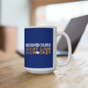 Neighbours 63 St. Louis Hockey Ceramic Coffee Mug In Blue, 15oz