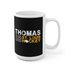 Thomas 18 St. Louis Hockey Ceramic Coffee Mug In Black, 15oz