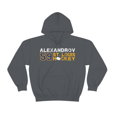 Alexandrov 59 St. Louis Hockey Unisex Hooded Sweatshirt