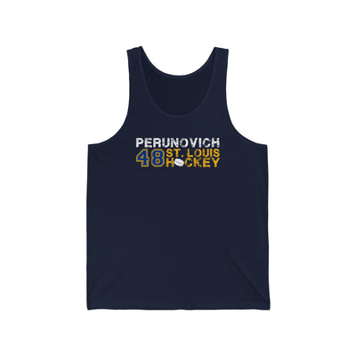 Perunovich 48 St. Louis Hockey Unisex Jersey Tank Top