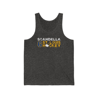 Scandella 6 St. Louis Hockey Unisex Jersey Tank Top