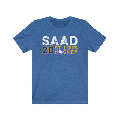 Saad 20 St. Louis Hockey Unisex Jersey Tee