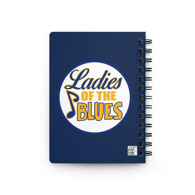 Ladies Of The Blues Spiral Bound Journal In Navy Blue