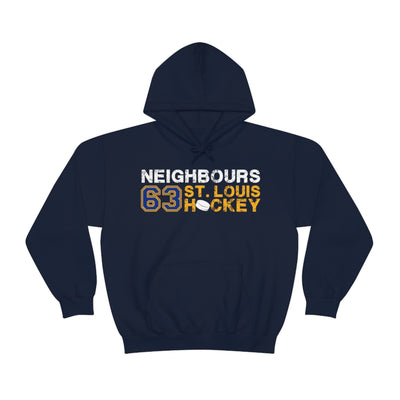 Neighbours 63 St. Louis Hockey Unisex Hooded Sweatshirt