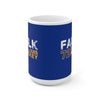 Faulk 72 St. Louis Hockey Ceramic Coffee Mug In Blue, 15oz