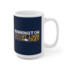 Binnington 50 St. Louis Hockey Ceramic Coffee Mug In Navy, 15oz