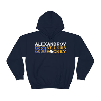 Alexandrov 59 St. Louis Hockey Unisex Hooded Sweatshirt