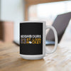 Neighbours 63 St. Louis Hockey Ceramic Coffee Mug In Black, 15oz