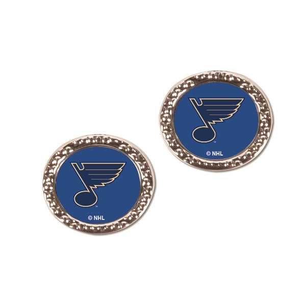 NHL St. Louis Blues Post Earrings