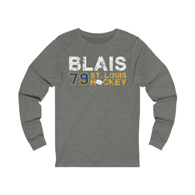 Blais 79 St. Louis Hockey Unisex Jersey Long Sleeve Shirt