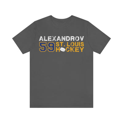 Alexandrov 59 St. Louis Hockey Unisex Jersey Tee