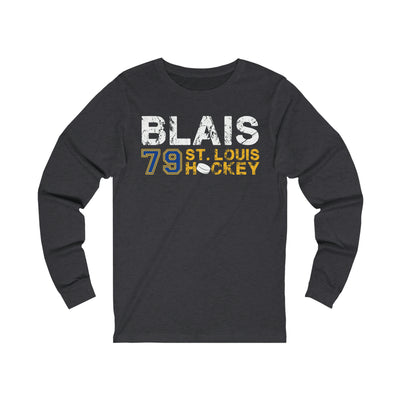 Blais 79 St. Louis Hockey Unisex Jersey Long Sleeve Shirt