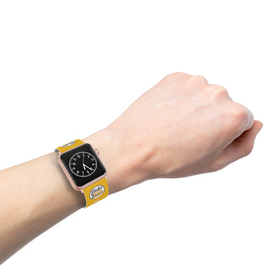 Ladies Of The Blues Apple Watch Band In Yellow