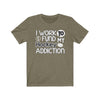 "I Work To Fund My Hockey Addiction" Unisex Jersey Tee