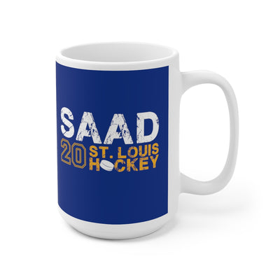 Saad 20 St. Louis Hockey Ceramic Coffee Mug In Blue, 15oz