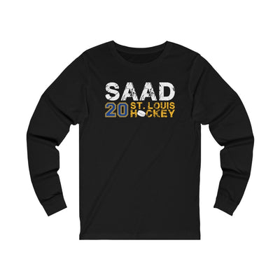 Saad 20 St. Louis Hockey Unisex Jersey Long Sleeve Shirt