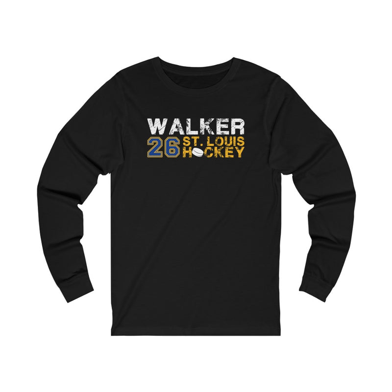 Walker 26 St. Louis Hockey Unisex Jersey Long Sleeve Shirt