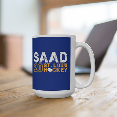 Saad 20 St. Louis Hockey Ceramic Coffee Mug In Blue, 15oz