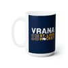 Vrana 15 St. Louis Hockey Ceramic Coffee Mug In Navy, 15oz